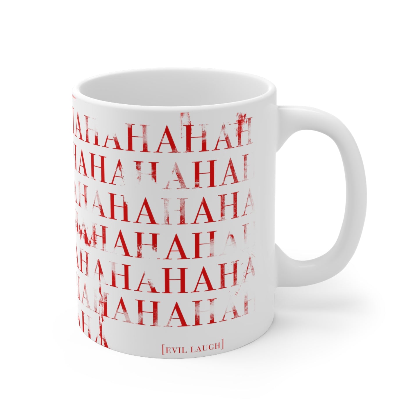 Halloween "Evil laugh" Ceramic Mug, 11oz