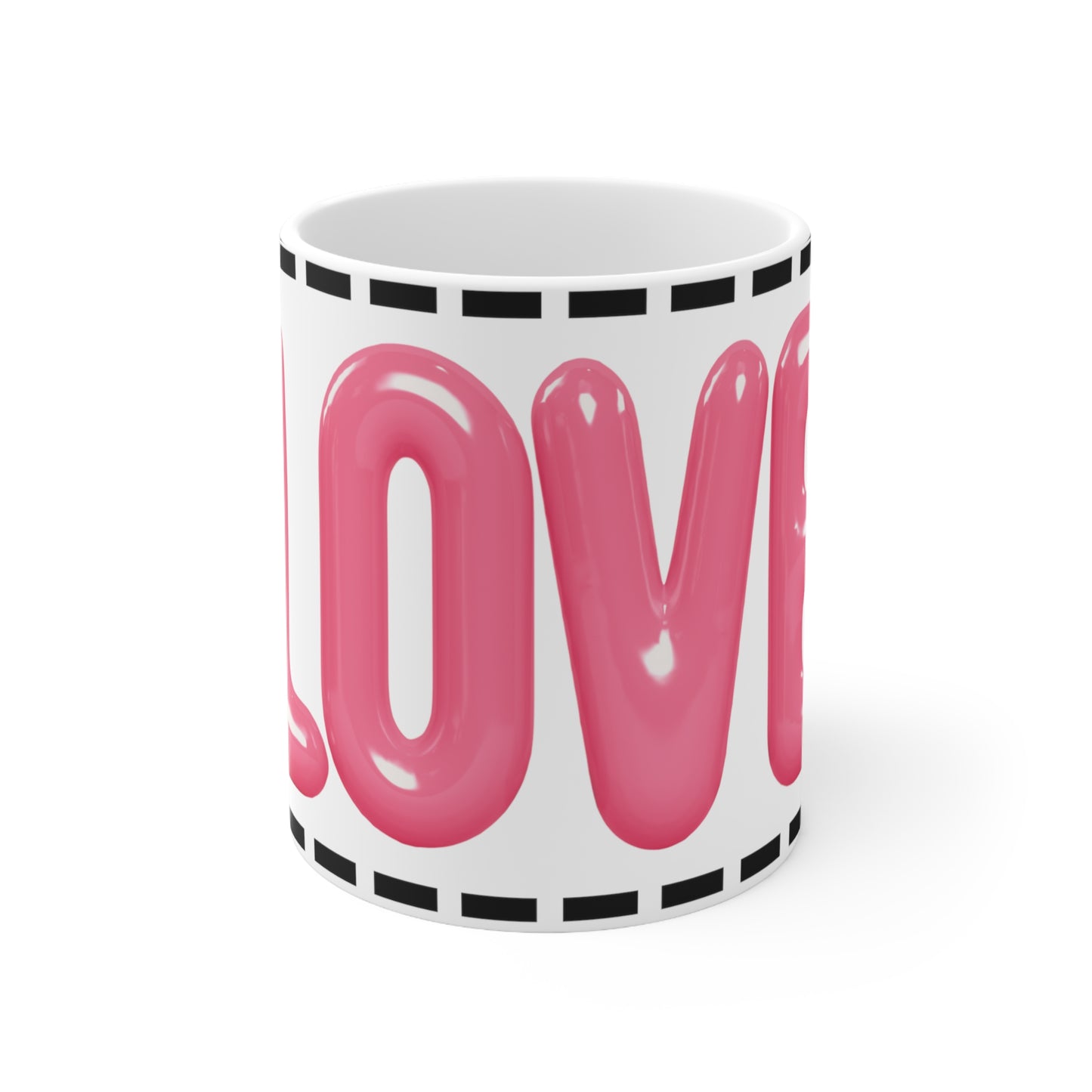 "You & Me, Love" White Ceramic Mug, 11oz