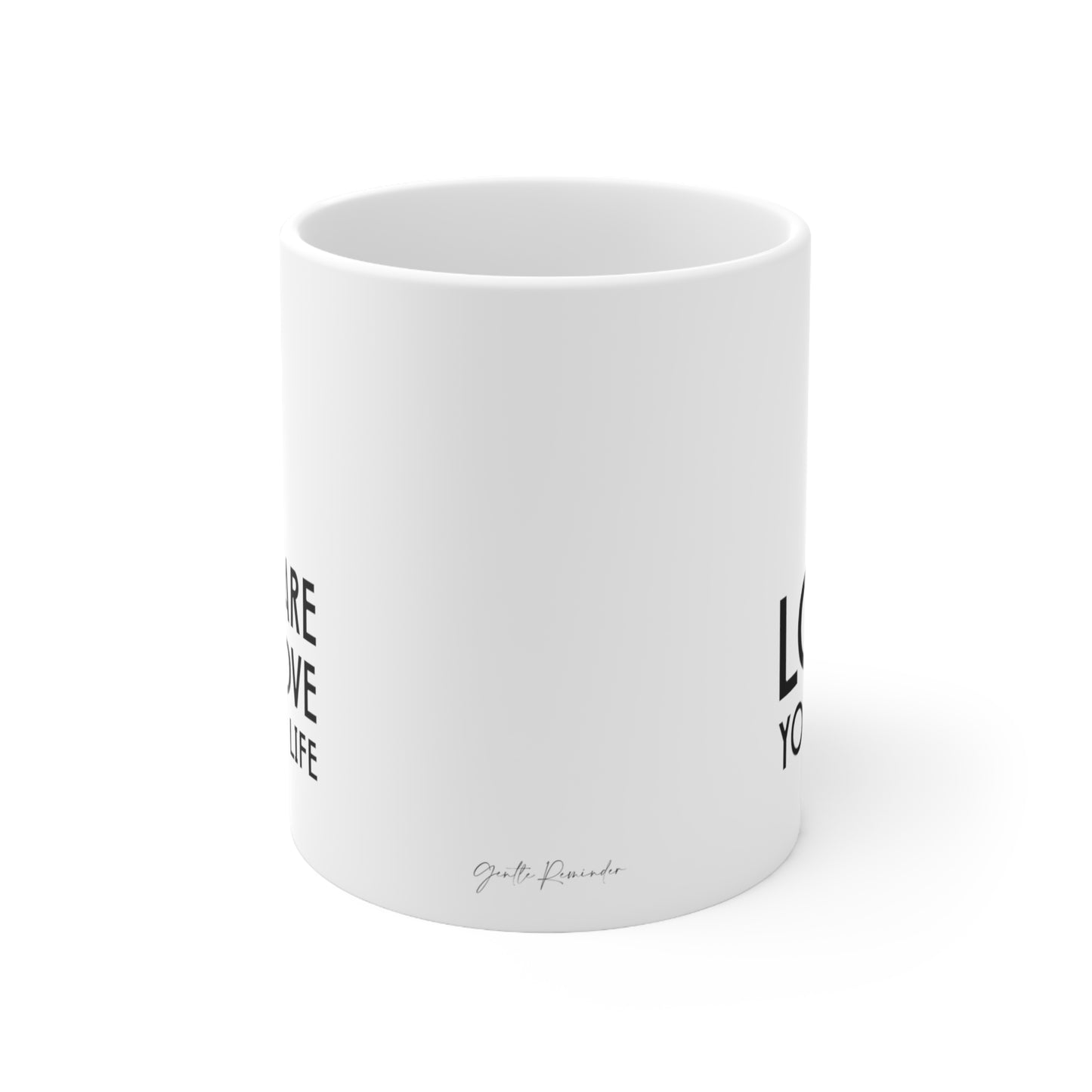 Self-Care "Love yourself" White Ceramic Mug, 11oz