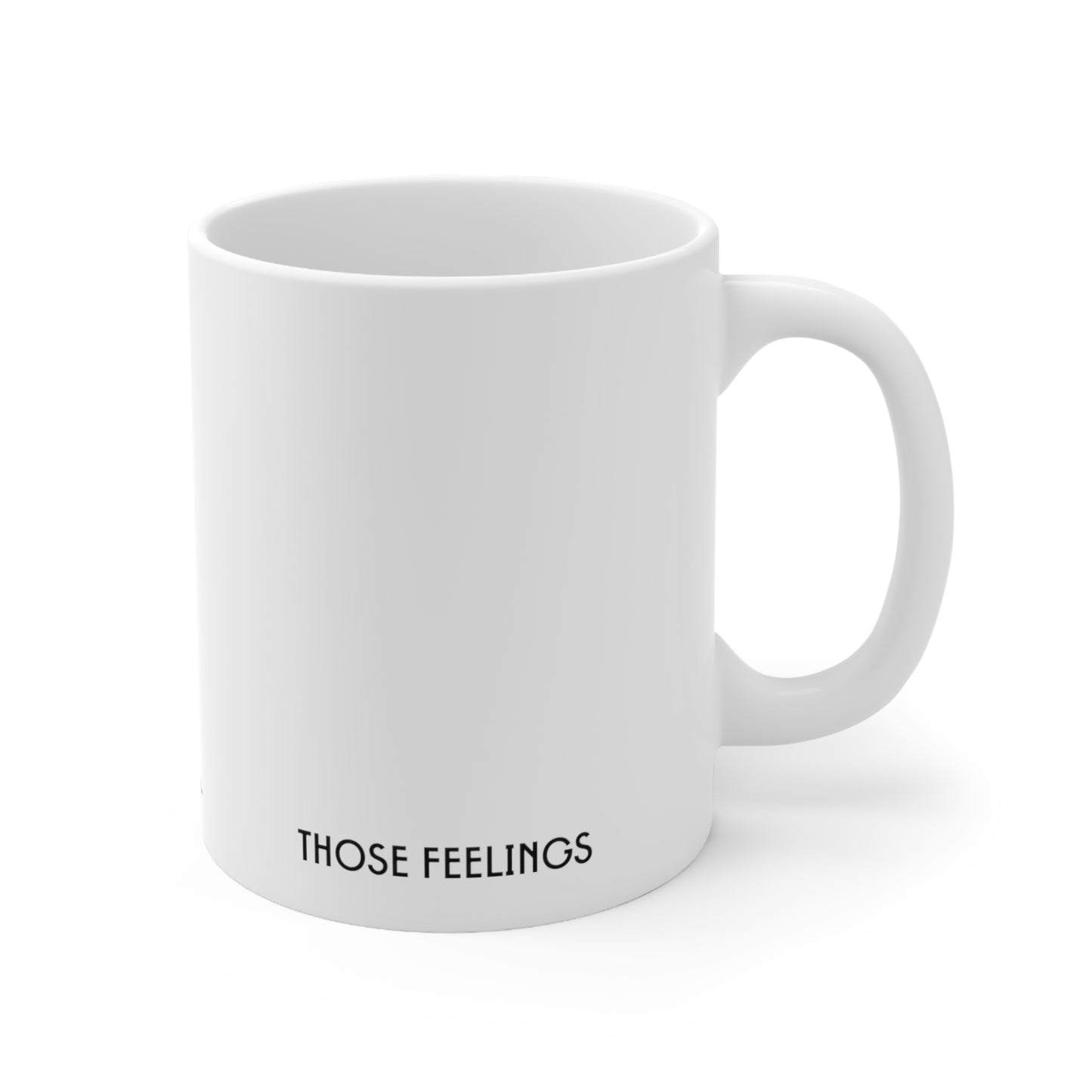 Self-Care "Manifest those feelings" White Ceramic Mug, 11oz