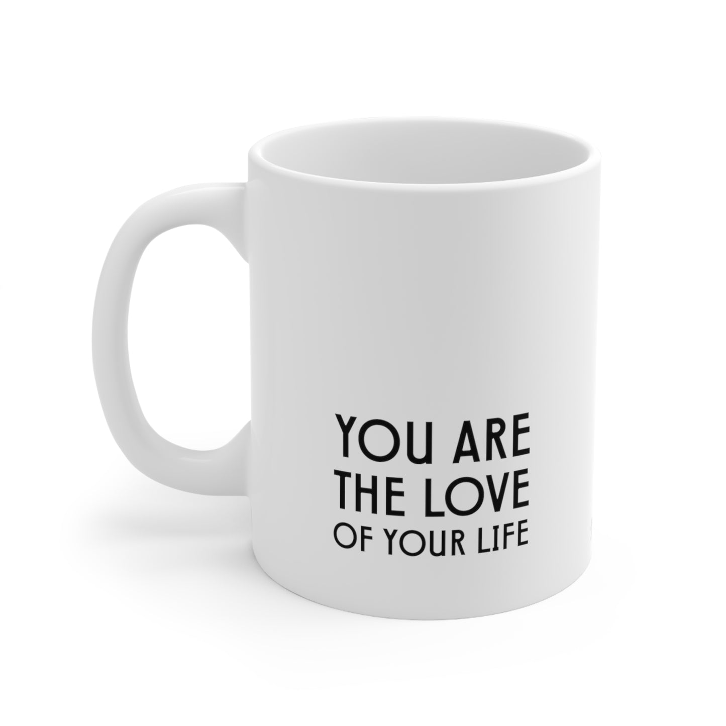 Self-Care "Love yourself" White Ceramic Mug, 11oz