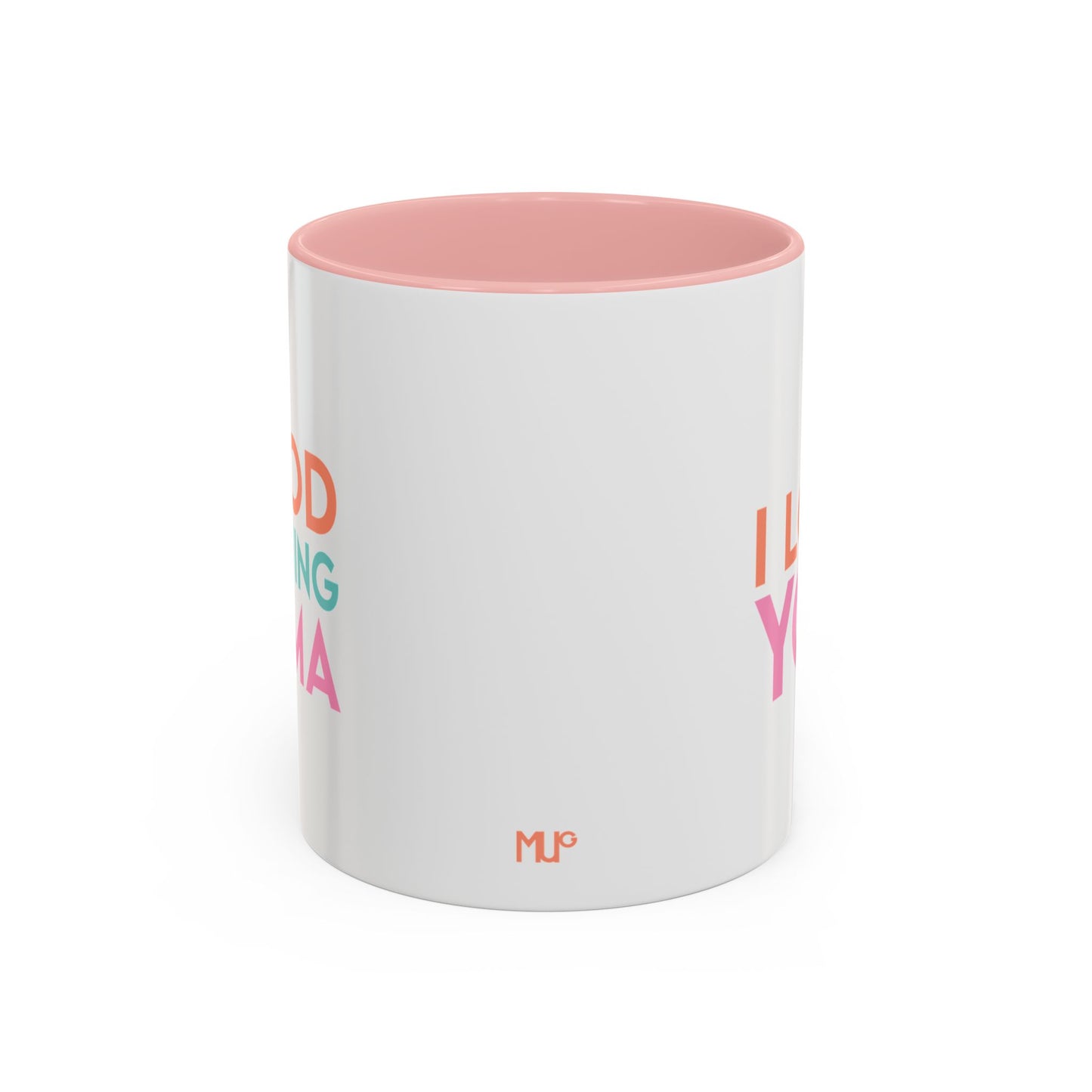 Mother's Day "Goodmorning Mamma, I love you." Pink Accent Ceramic Mug, 11oz