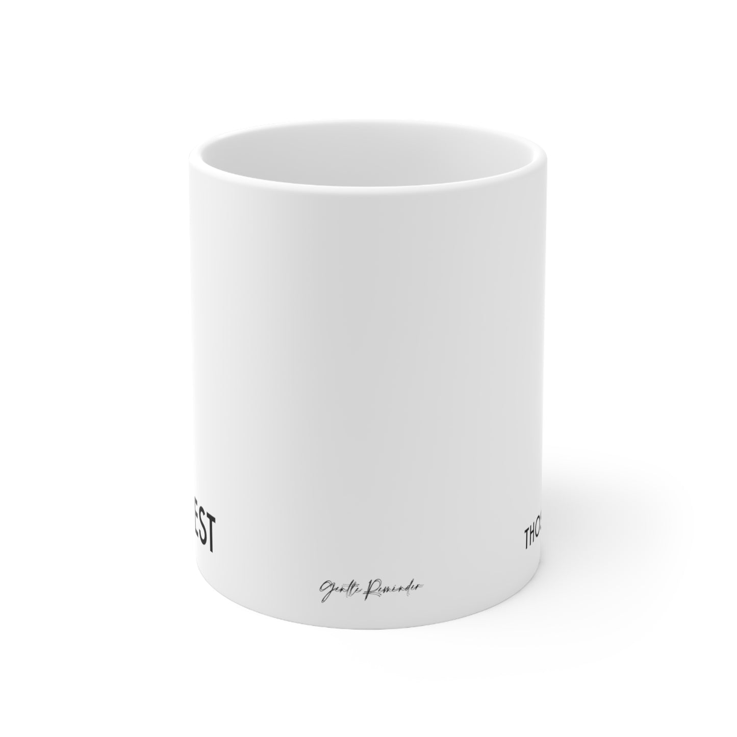 Self-Care "Manifest those feelings" White Ceramic Mug, 11oz